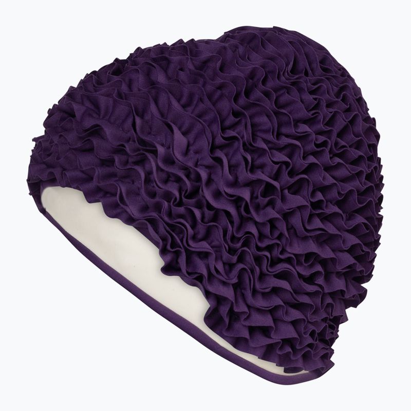 Czepek pływacki damski Fashy Exclusive Frill purple