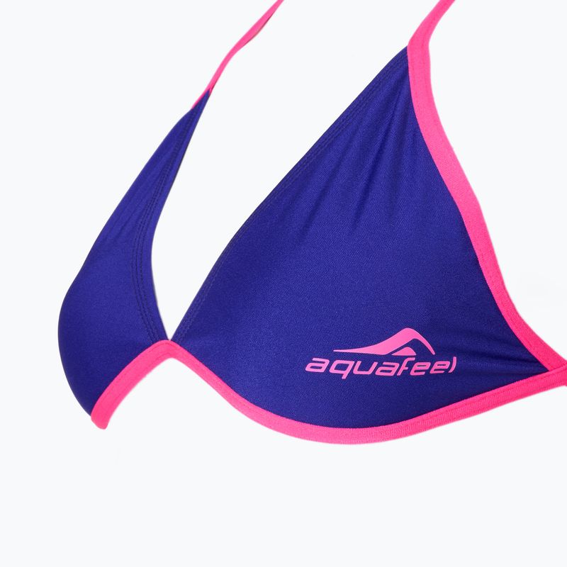Strój kąpielowy dwuczęściowy damski aquaFeel Sun Bikini blue pink flames 3