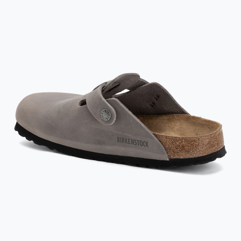 Klapki BIRKENSTOCK Boston Soft Footbed Oiled Leather Narrow iron 3