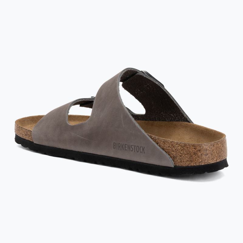 Klapki BIRKENSTOCK Arizona Soft Footbed Oiled Leather Narrow iron 3