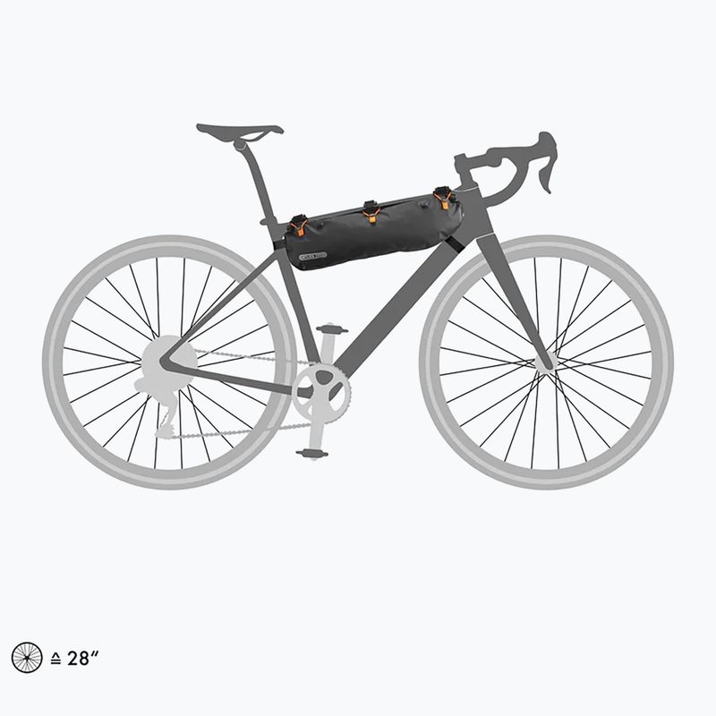 Torba rowerowa na ramę ORTLIEB Frame-Pack RC Toptube 4 l black matte 6