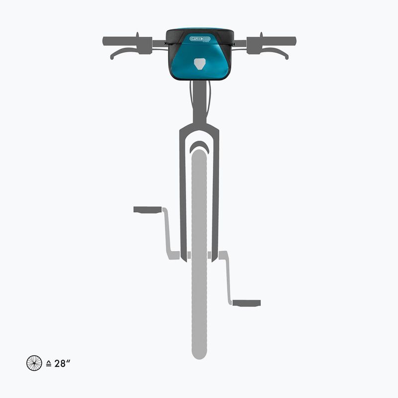 Torba rowerowa na kierownice ORTLIEB Ultimate 6.5 l petrol/black 5