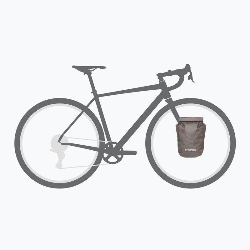 Torba rowerowa na widelec ORTLIEB Fork-Pack 5.8 l dark sand 8
