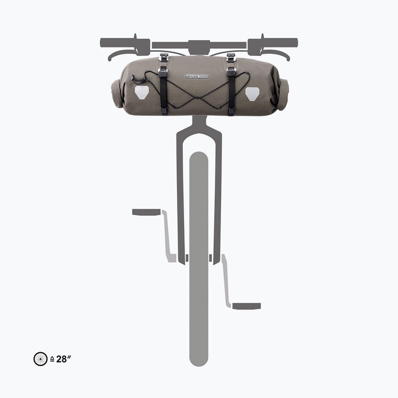Torba rowerowa na kierownicę ORTLIEB Handlebar-Pack Flex 15 l dark sand 7