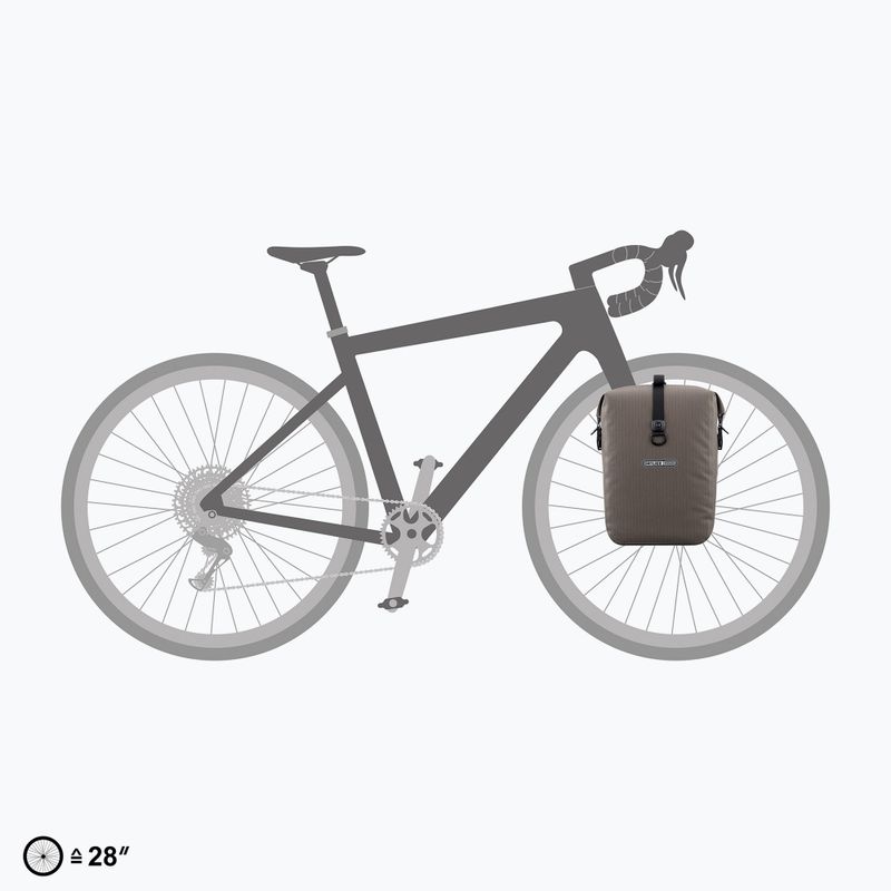 Sakwa rowerowa ORTLIEB Bike Packing Gravel-Pack QL3 14,5 l dark sand 7