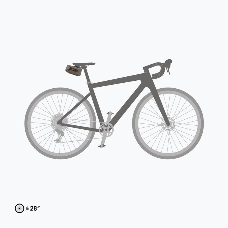 Torba rowerowa pod siodło ORTLIEB Micro Two 0.8 l dark sand 7