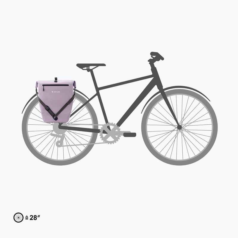 Sakwa rowerowa ORTLIEB Back-Roller Zip-Pocket Tidura Strong QL2.2 20 l lavender 8
