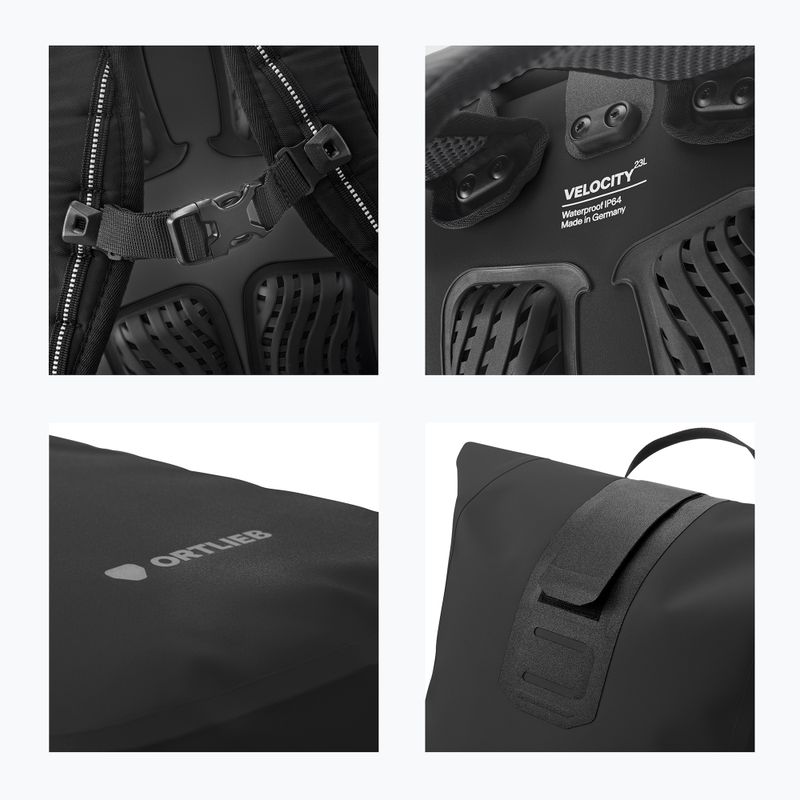 Plecak ORTLIEB Velocity Tidura Strong 23 l black 9