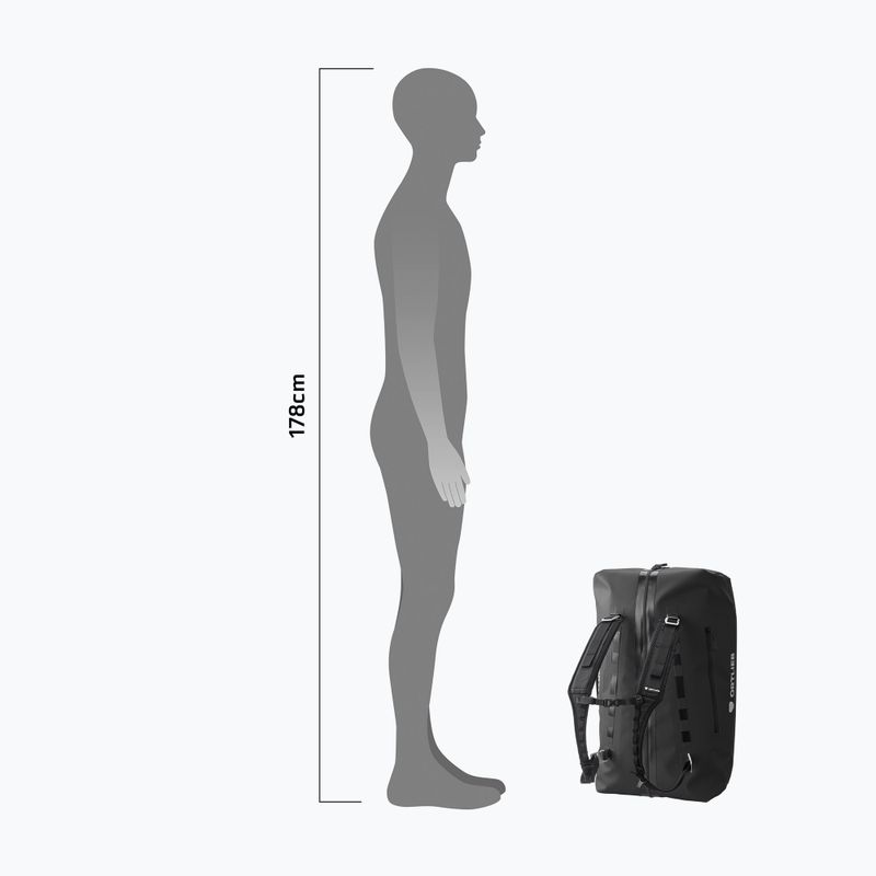 Torba podróżna ORTLIEB Duffle Zip Tidura Strong 60 l black 10