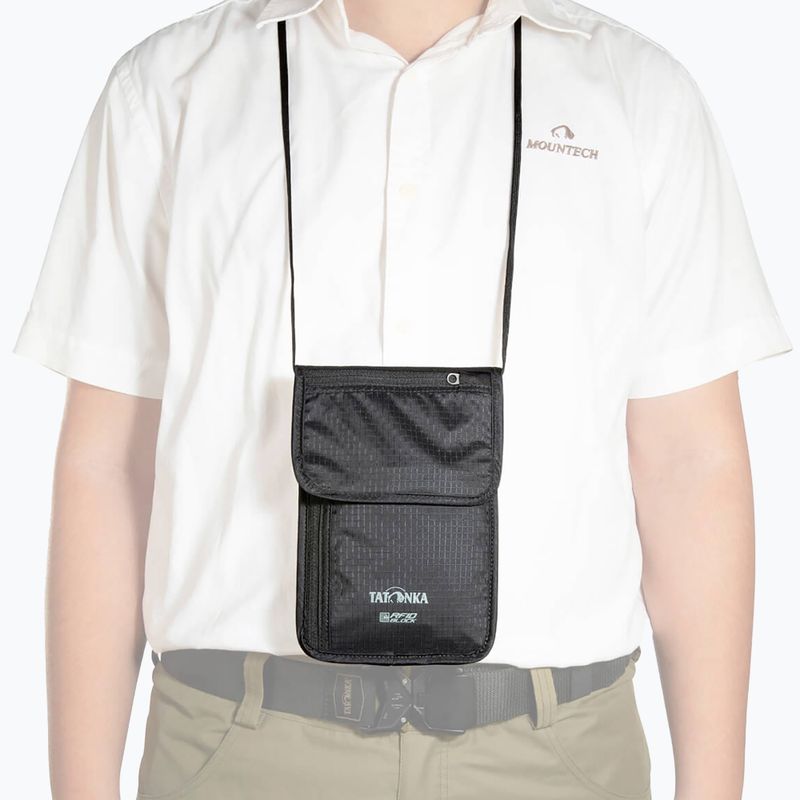 Saszetka Tatonka Skin Neck Puch RFID B black 5