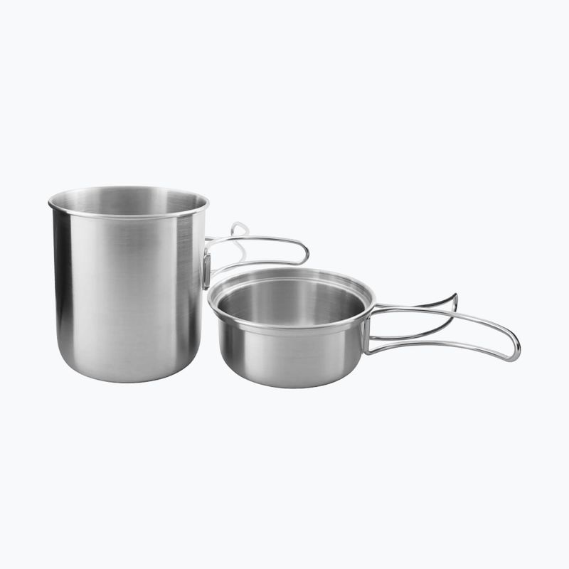 Zestaw naczyń turystycznych Tatonka Handle Mug 600 ml steel 2