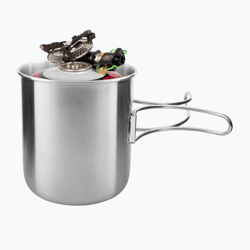 Zestaw naczyń turystycznych Tatonka Handle Mug 600 ml steel 6