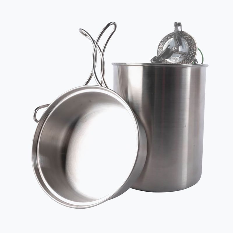 Zestaw naczyń turystycznych Tatonka Handle Mug 600 ml steel 7