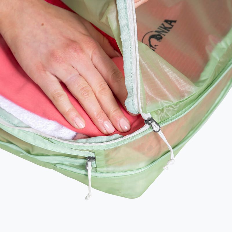 Organizer turystyczny Tatonka SQZY Compression Pouch 10 l lighter green 6