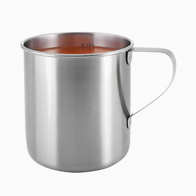 Kubek turystyczny Tatonka Mug 450ml silver 2