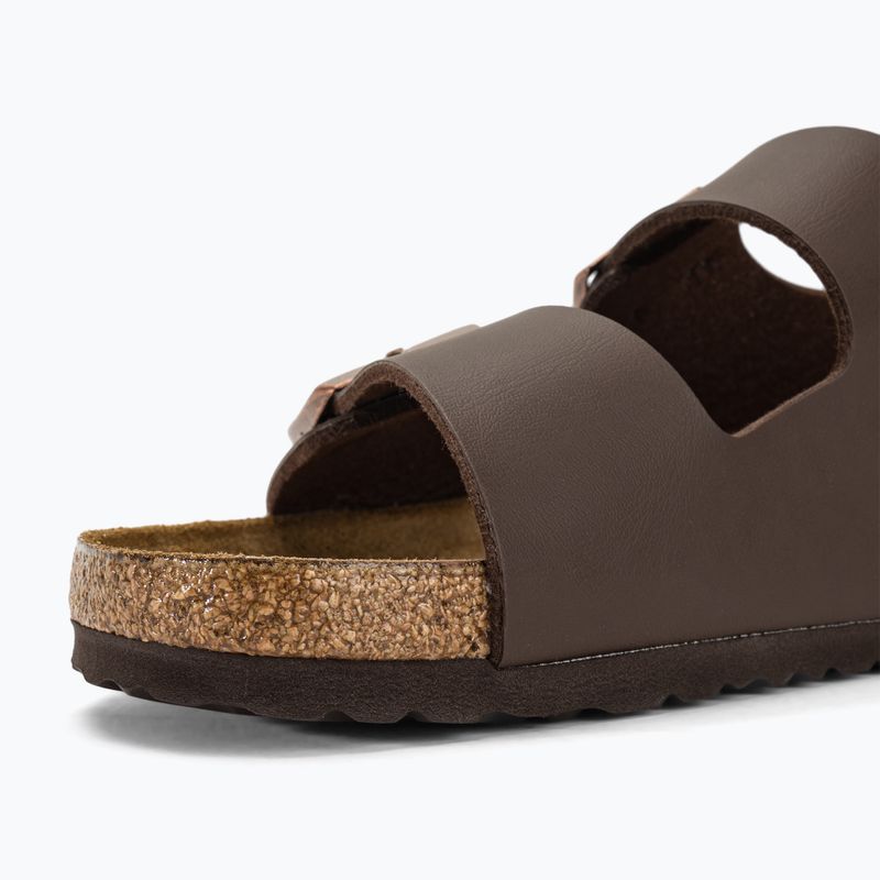 Sandały BIRKENSTOCK Milano BF Regular dark brown 8