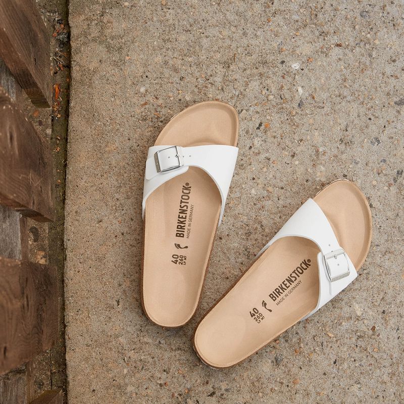 Klapki BIRKENSTOCK Madrid BF Narrow white 12