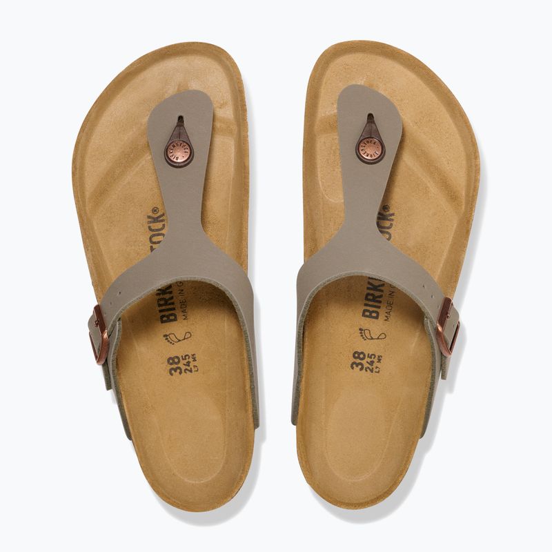 Japonki BIRKENSTOCK Gizeh Birkibuc stone 3