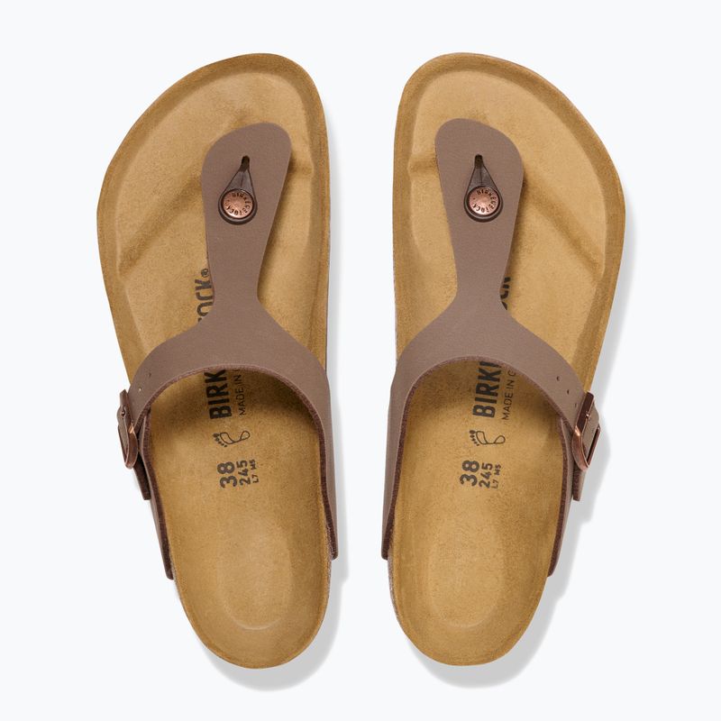 Japonki BIRKENSTOCK Gizeh Birkibuc mocca 3