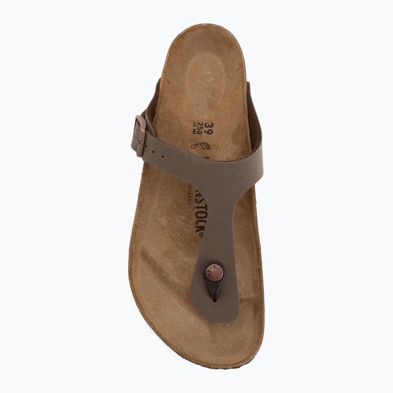 Japonki BIRKENSTOCK Gizeh Birkibuc mocca 5
