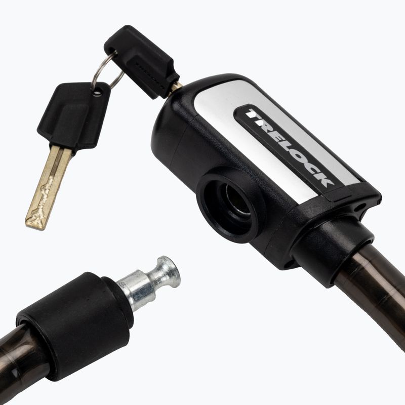 Zapięcie rowerowe Trelock P3 110/19 Armoured Cable Lock black 3