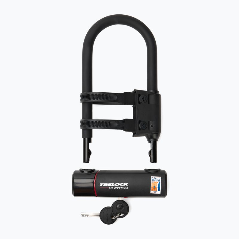 Zapięcie rowerowe Trelock U5 Mini Flex U-Lock black 2