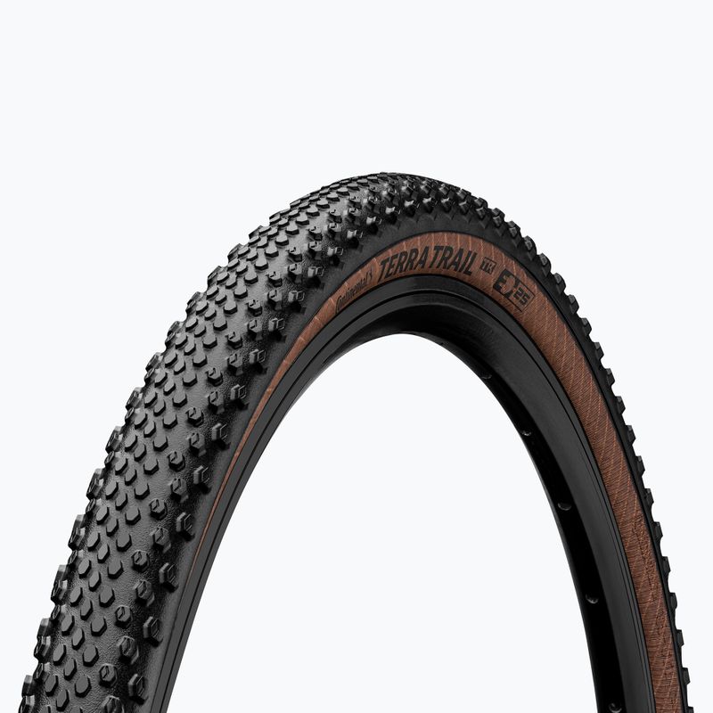 Opona rowerowa Continental Terra Trail SW 700 x 45C black/brown