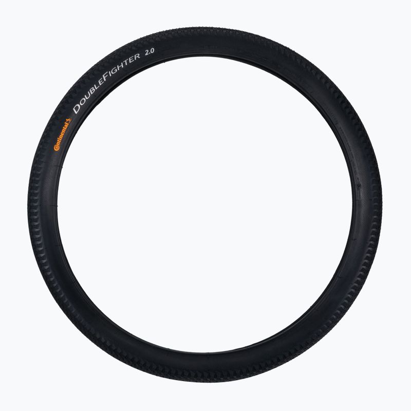 Opona rowerowa Continental Double Fighter III wire 20 x 1.75 black 2