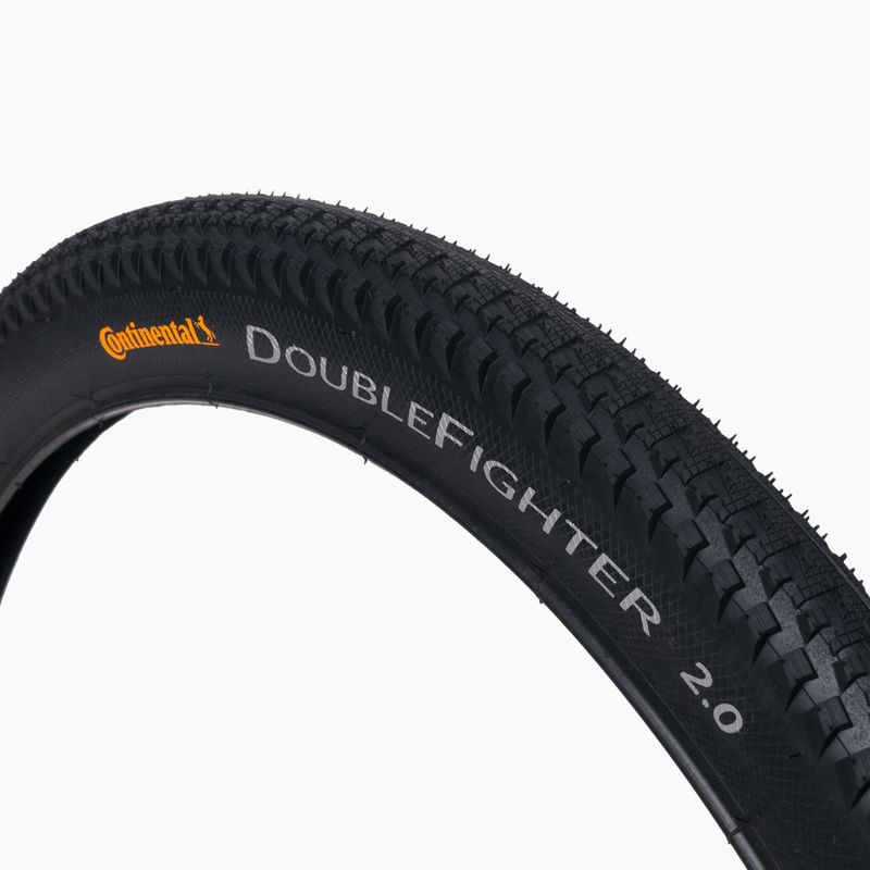 Opona rowerowa Continental Double Fighter III wire 26 x 1.90 black 3