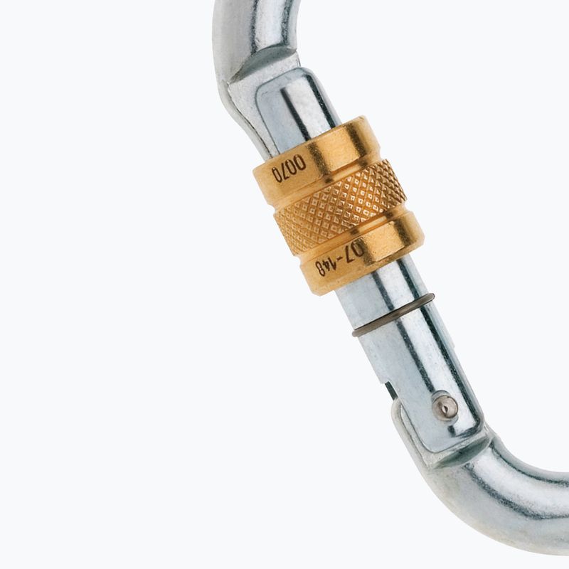 Karabinek EDELRID Steel HMS Screw silver 2