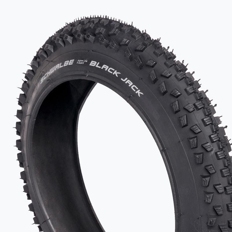 Opona rowerowa SCHWALBE Black Jack K-Guard Black N Roll 18 x 1.90 black 2
