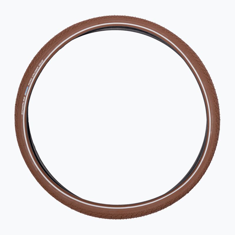 Opona rowerowa SCHWALBE Road Cruiser K-Guard SBC 28 x 1.75 coffee reflex 3