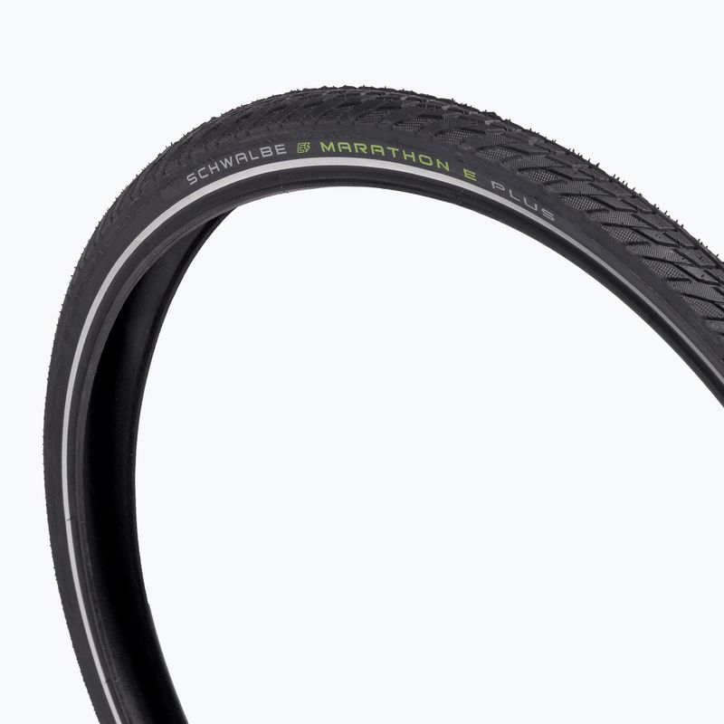 Opona rowerowa SCHWALBE Marathon E-Plus Smart Dualguard Addix E 28 x 1.75 black reflex
