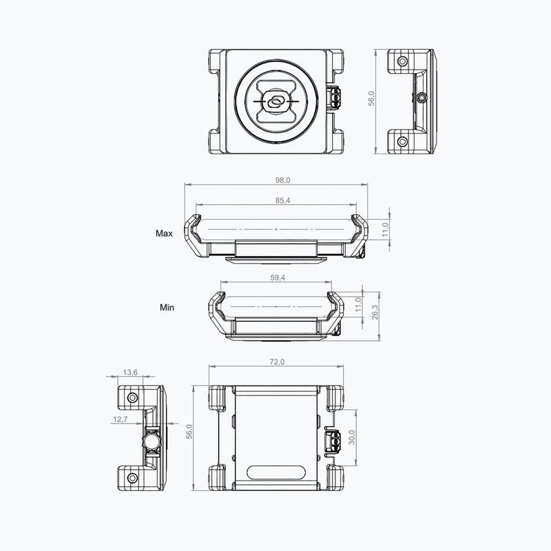 Uchwyt na telefon SP CONNECT Bike Bundle II Uni SPC 7