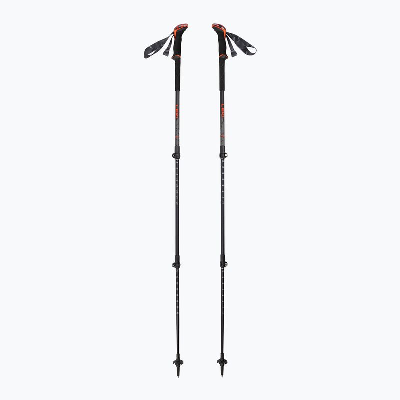 Kije trekkingowe LEKI Makalu bright red/black/dark anthracite