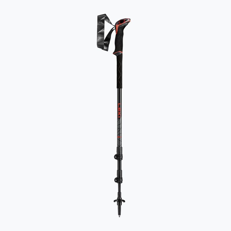 Kije trekkingowe LEKI Makalu bright red/black/dark anthracite 7