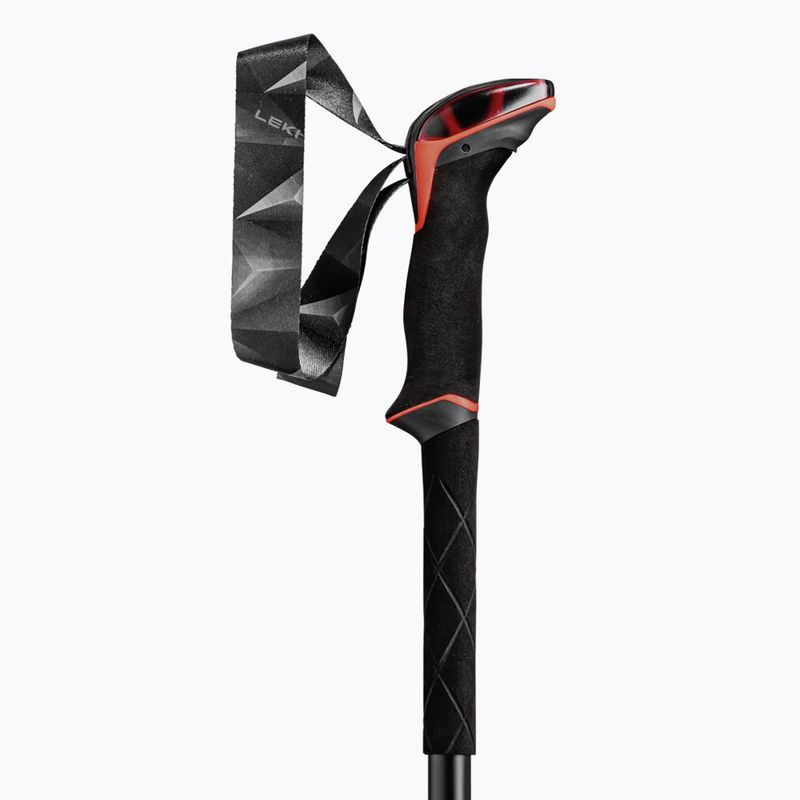 Kije trekkingowe LEKI Makalu bright red/black/dark anthracite 8