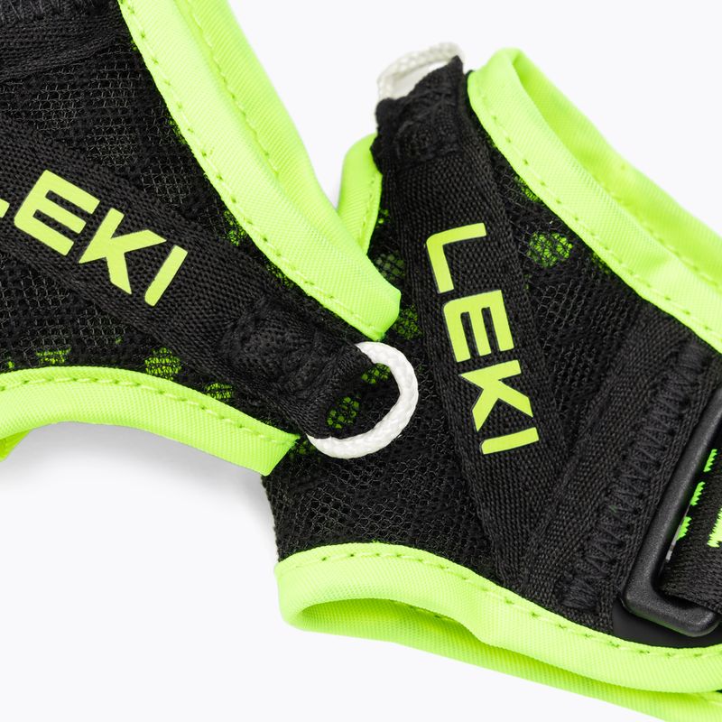 Paski do kijków LEKI Shark Frame Strap Mesh black/neonyellow 4