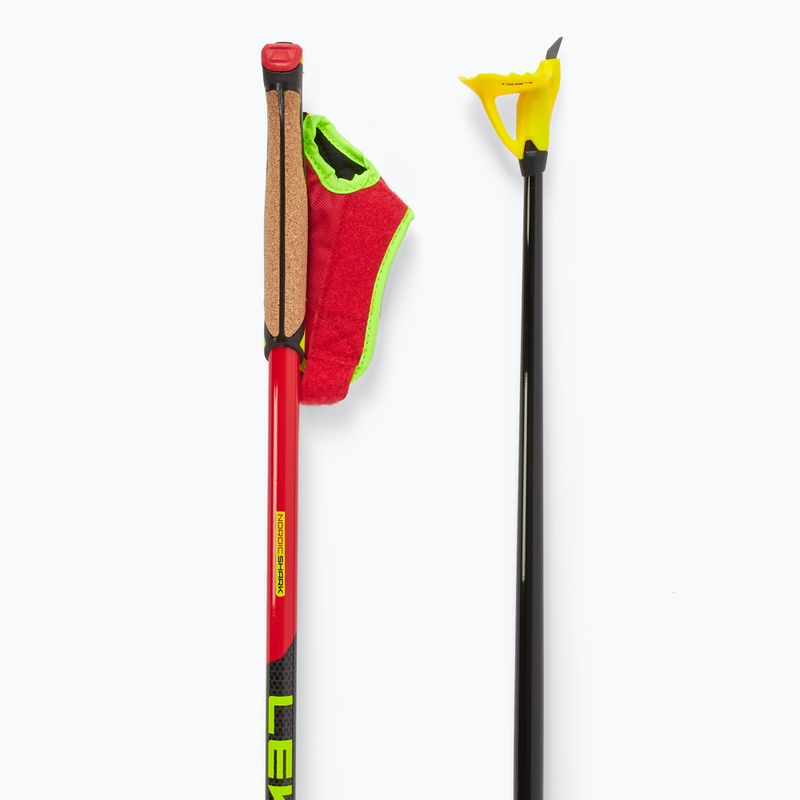 Kije do nart biegowych LEKI PRC 750 bright red/ neon yellow/ black 3