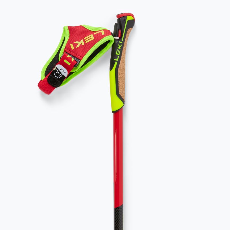 Kije do nart biegowych LEKI PRC 750 bright red/ neon yellow/ black 4