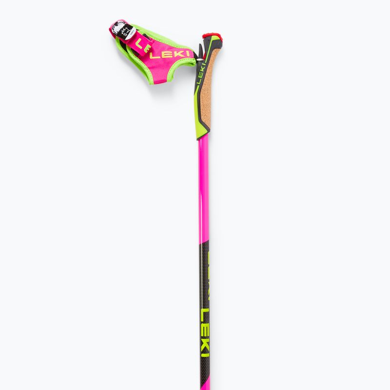 Kije do nart biegowych LEKI PRC 750 neon pink/ neon yellow/ black 4