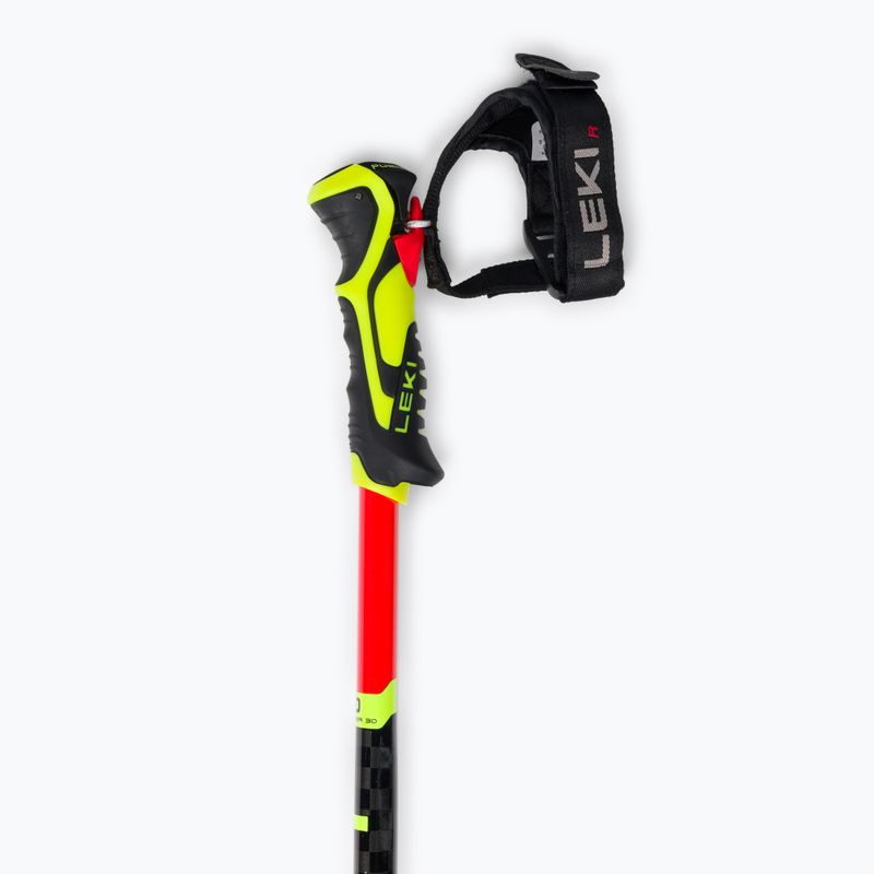 Kije narciarskie dziecięce LEKI WCR Lite SL 3D Junior bright red/black/neon yellow 2