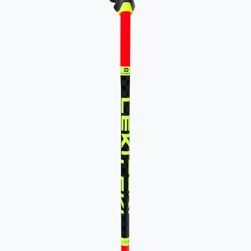 Kije narciarskie dziecięce LEKI WCR Lite SL 3D Junior bright red/black/neon yellow 5