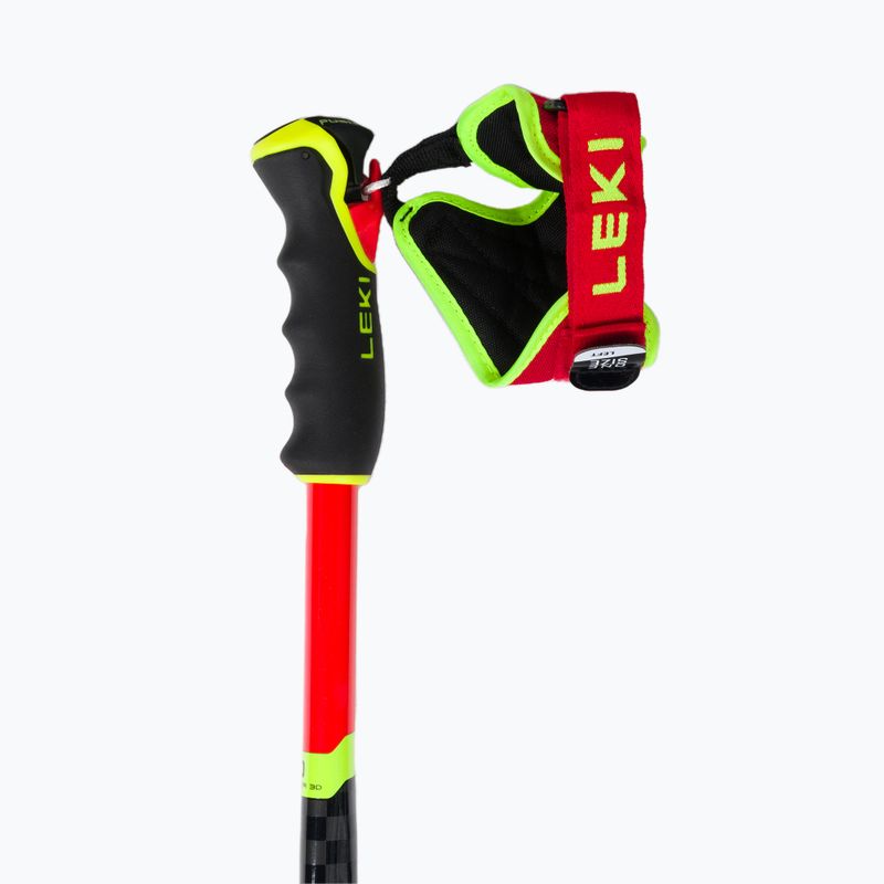 Kije narciarskie LEKI WCR GS 3D bright red/black/neon yellow 2