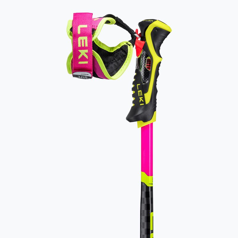 Kije narciarskie LEKI WCR TBS SL 3D neon pink/black/neon yellow 3