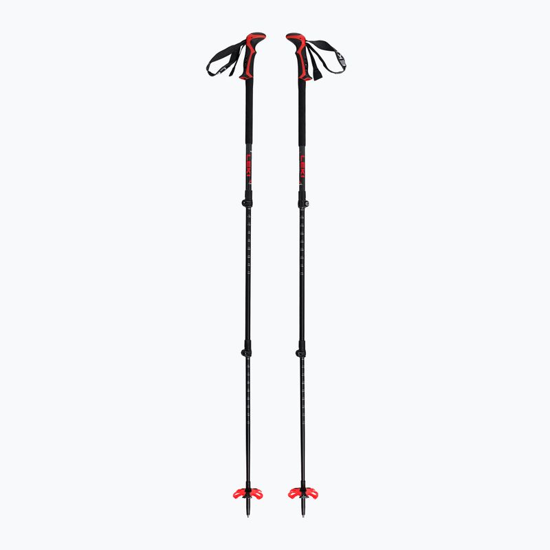 Kije skiturowe LEKI Haute Route 3 dark anthracite/dark red/black