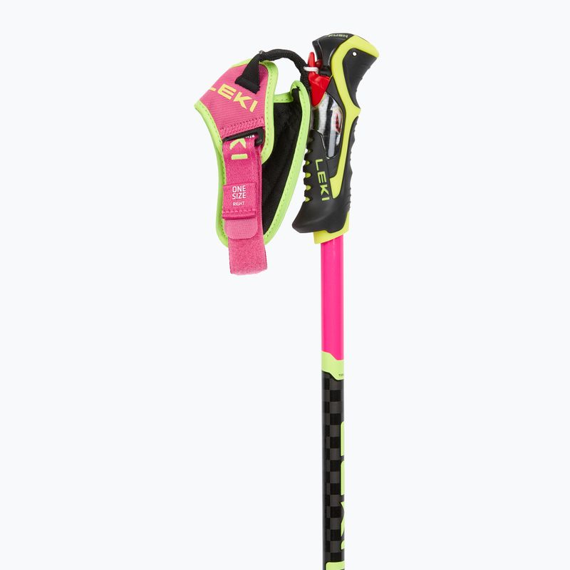Kije narciarskie LEKI Venom SL 3D neon pink/black/neon yellow 2