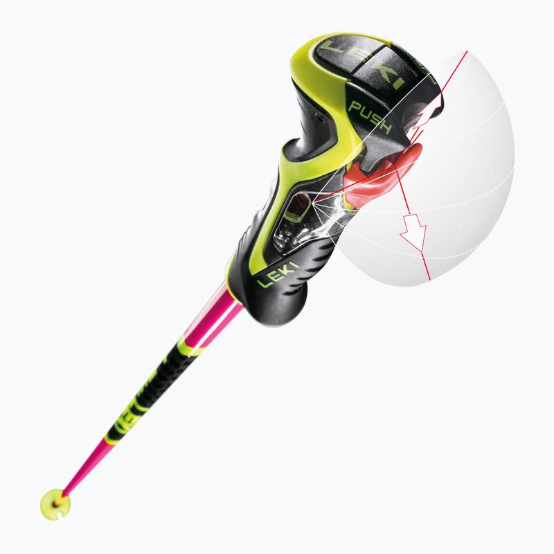 Kije narciarskie LEKI Venom SL 3D neon pink/black/neon yellow 7