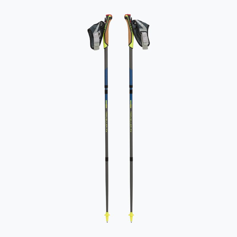 Kije nordic walking LEKI Traveller FX.One Carbon granatowo-srebrne 65325821110 5