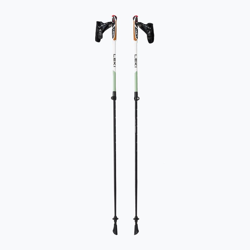 Kije nordic walking LEKI Spin Shark SL biało-zielone 65326141